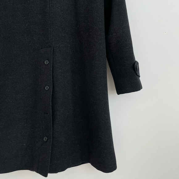 Vintage Harve Benard 100% Wool Peacock Long Sleeves Button Down Long Jacket Sz 4 - Picture 9 of 16